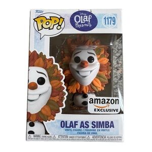 Funko Pop! Disney Olaf As Simba Amazon Exclusive Figure